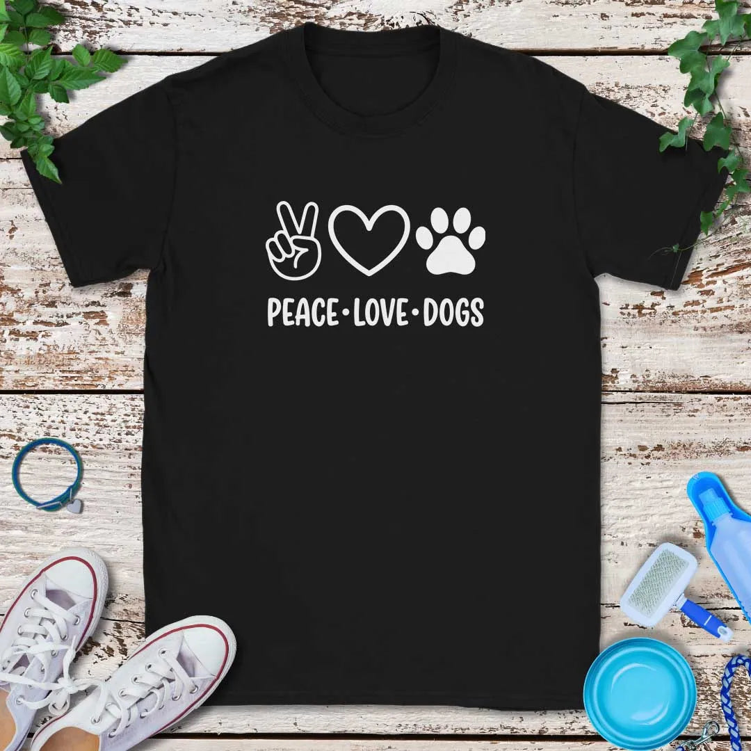 Peace Love Dogs T-Shirt