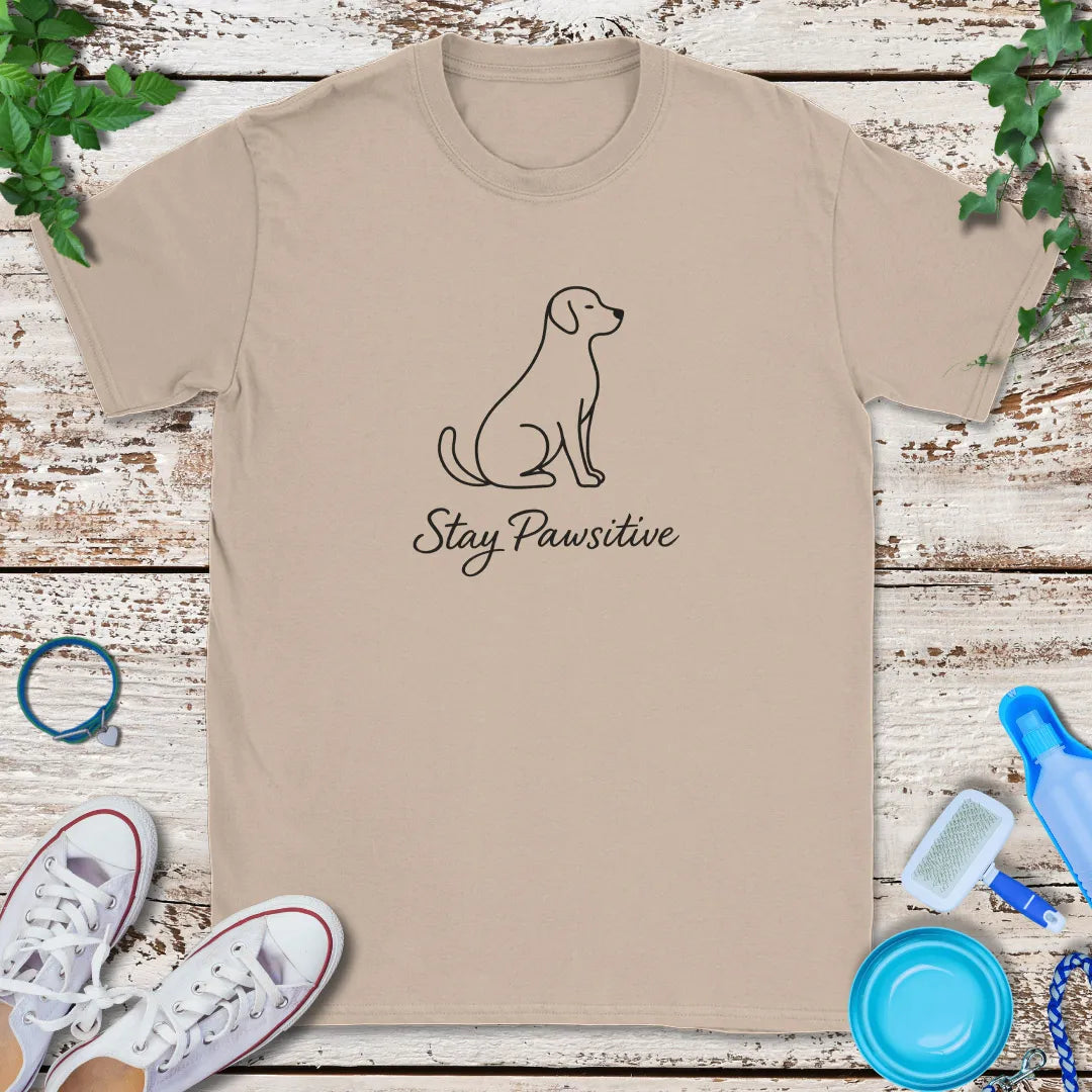 Stay Pawsitive T-Shirt