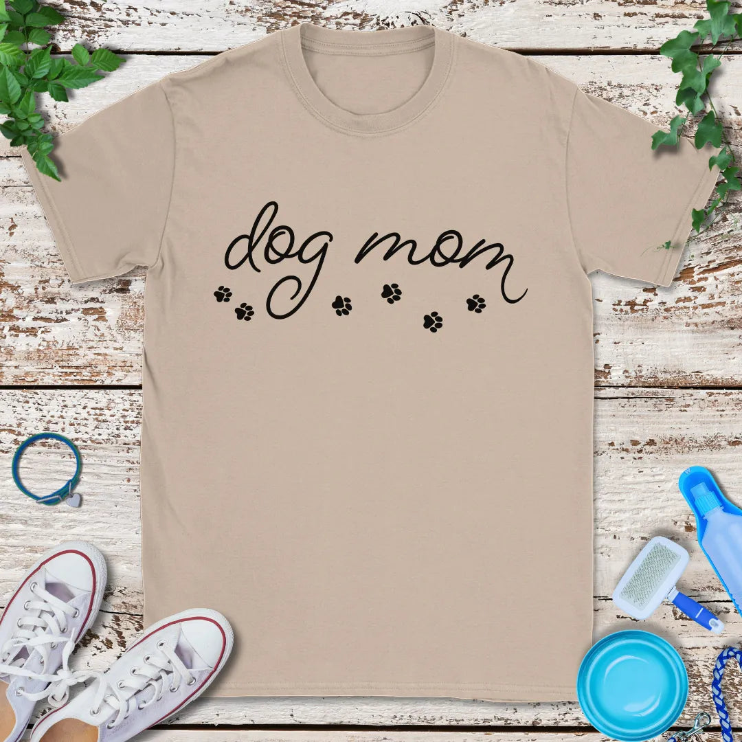 Dog Mom Love Paws T-Shirt