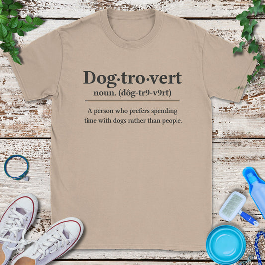 Dogtrovert Definition T-Shirt
