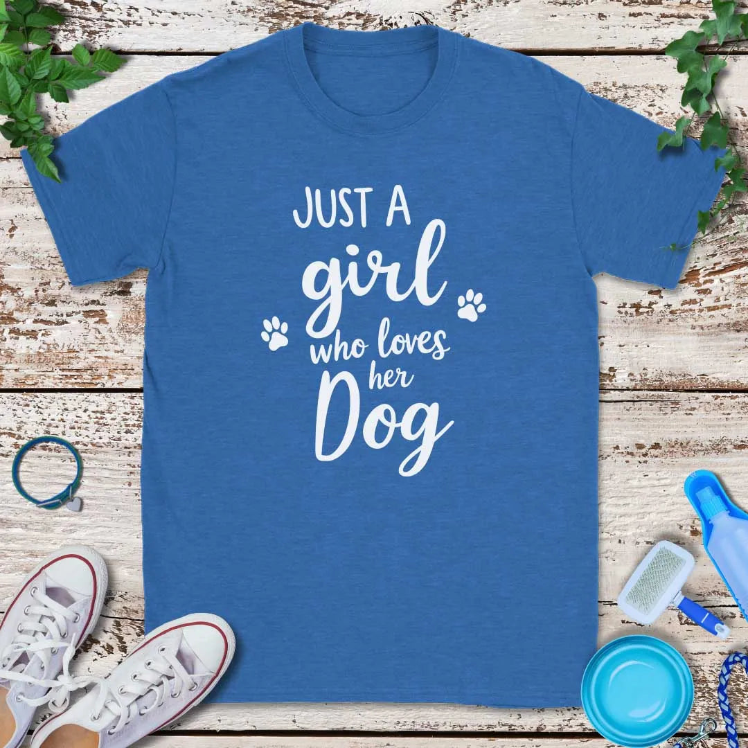 Loves Her Dog  T-Shirt