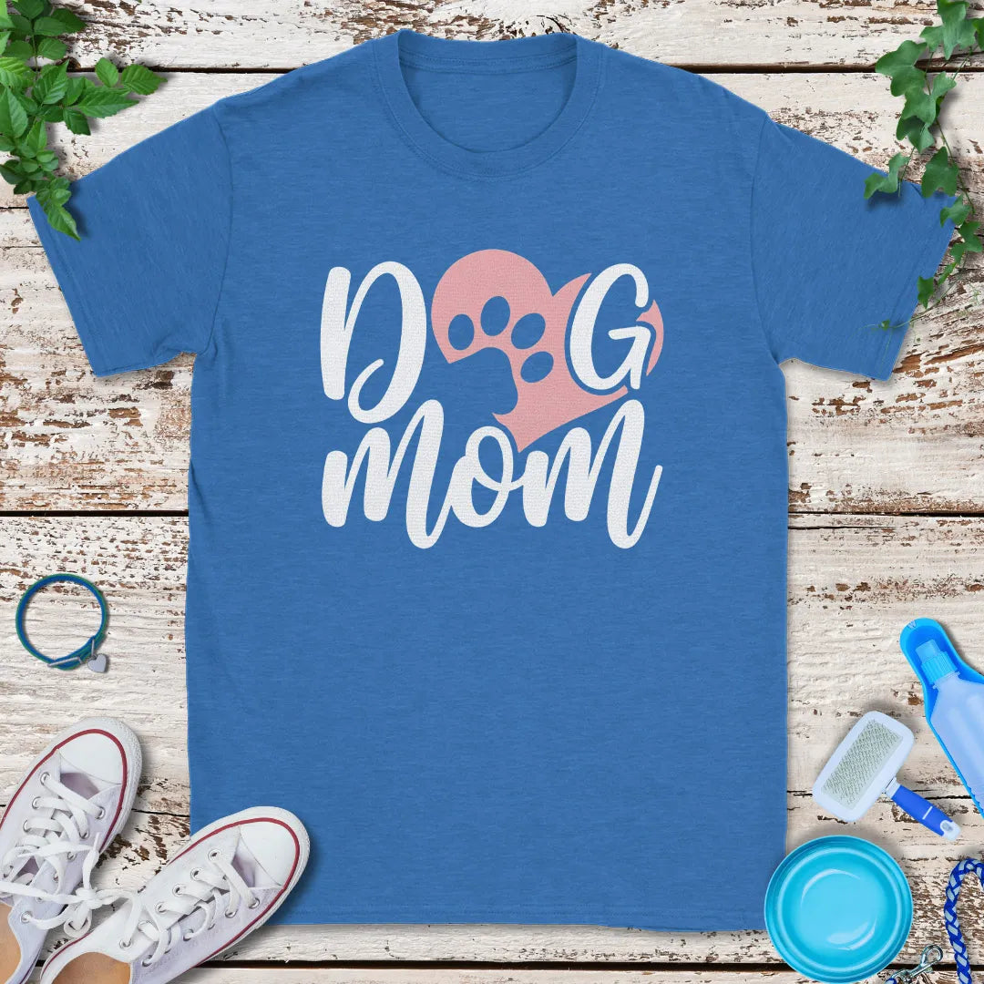 Heartful Dog Mom T-Shirt