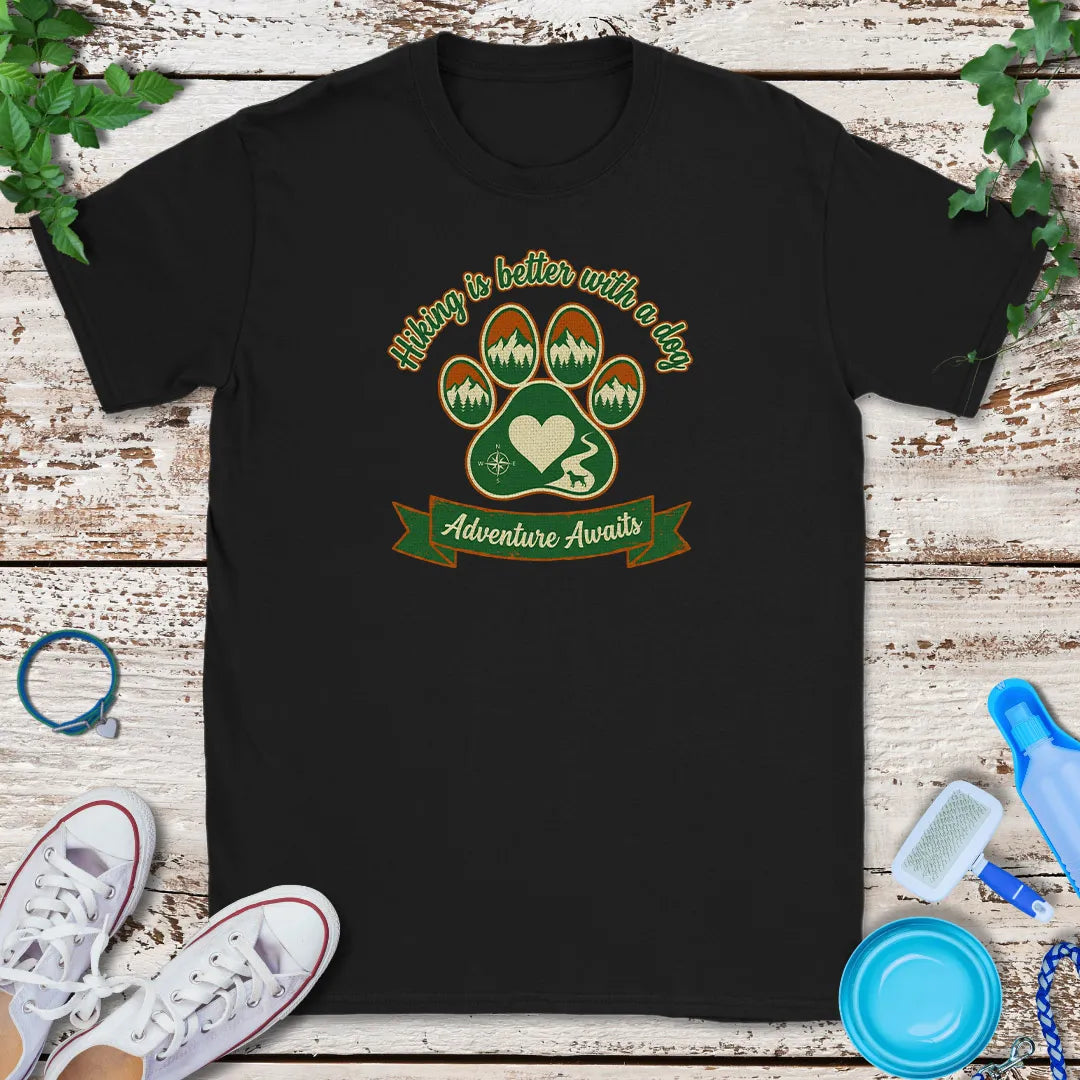 Dog Hiking Crew T-Shirt