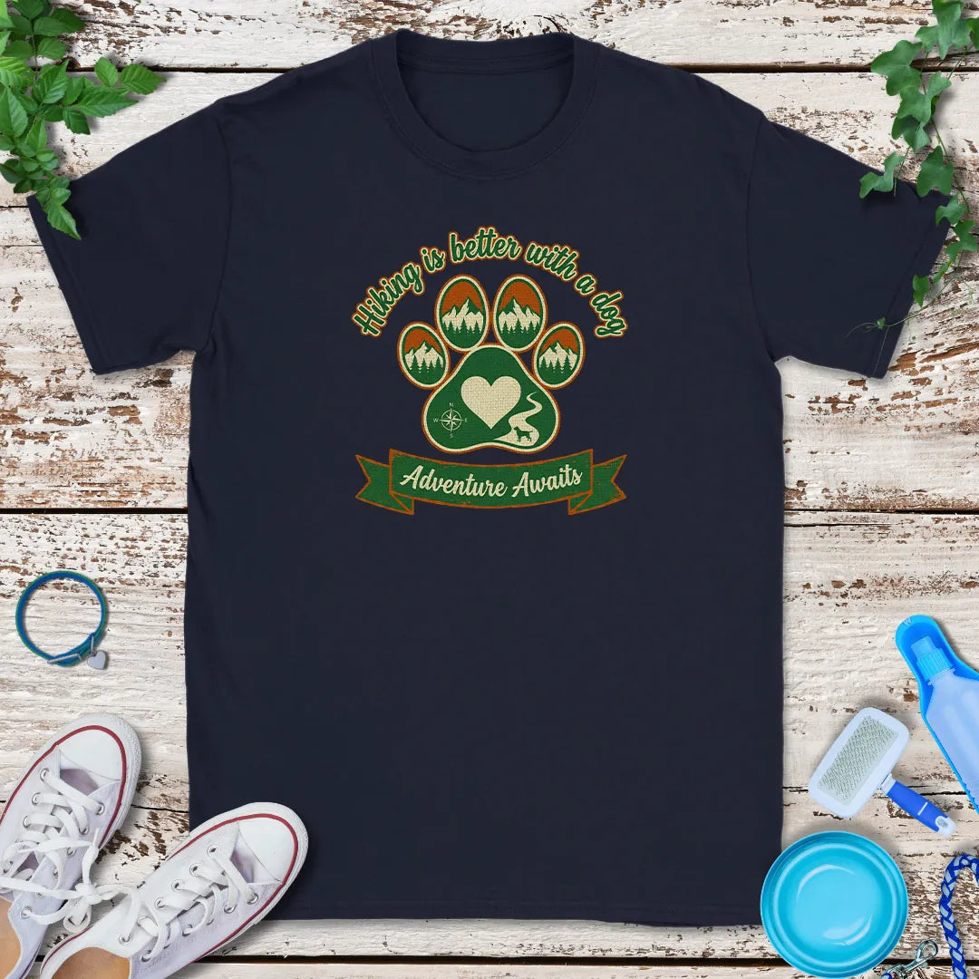 Dog Hiking Crew T-Shirt