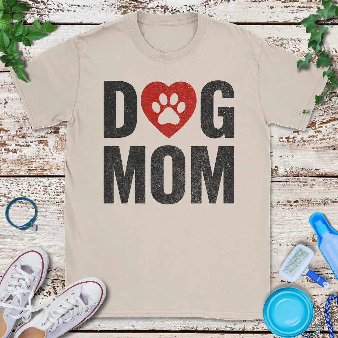 Paw Print Mom T-Shirt