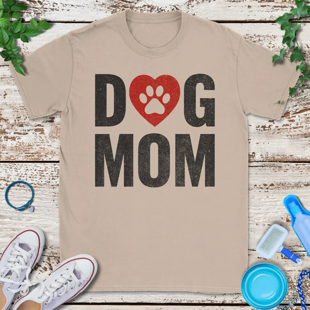 Paw Print Mom T-Shirt