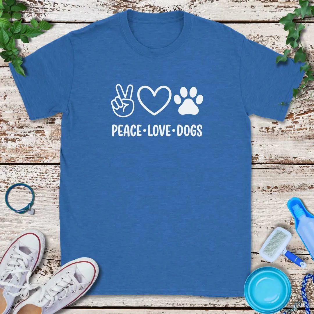Peace Love Dogs T-Shirt