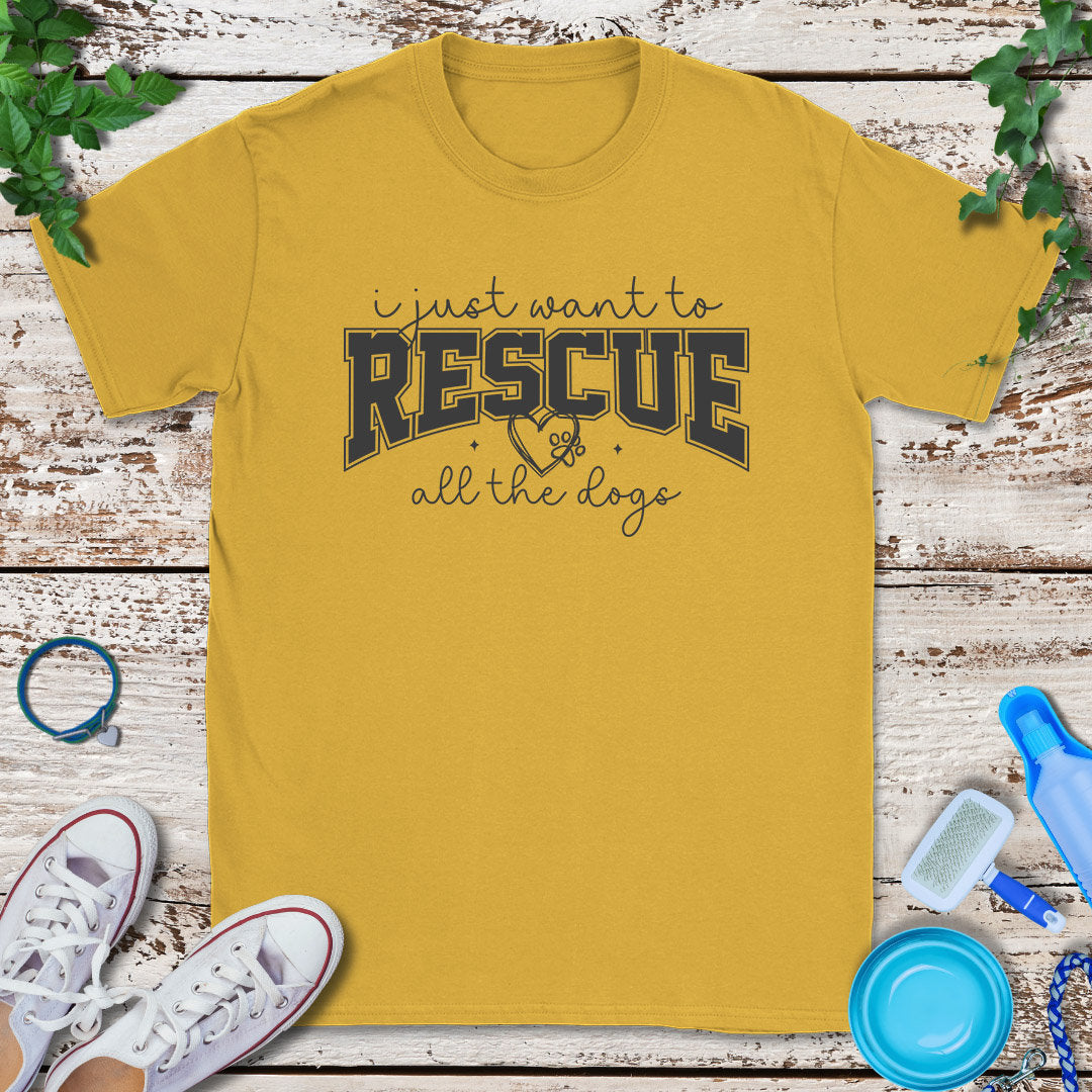 Rescue All The Dogs T-Shirt