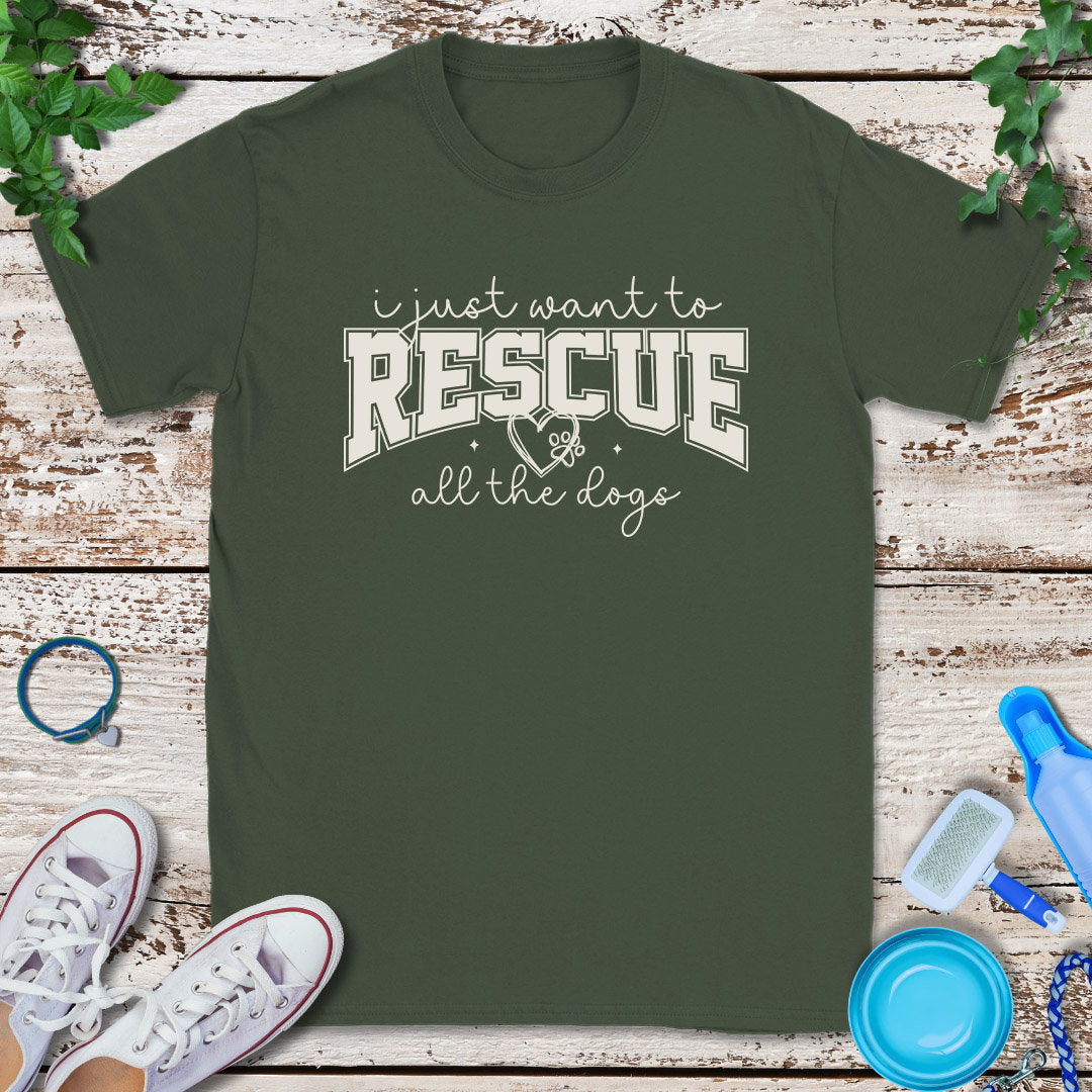 Rescue All The Dogs T-Shirt
